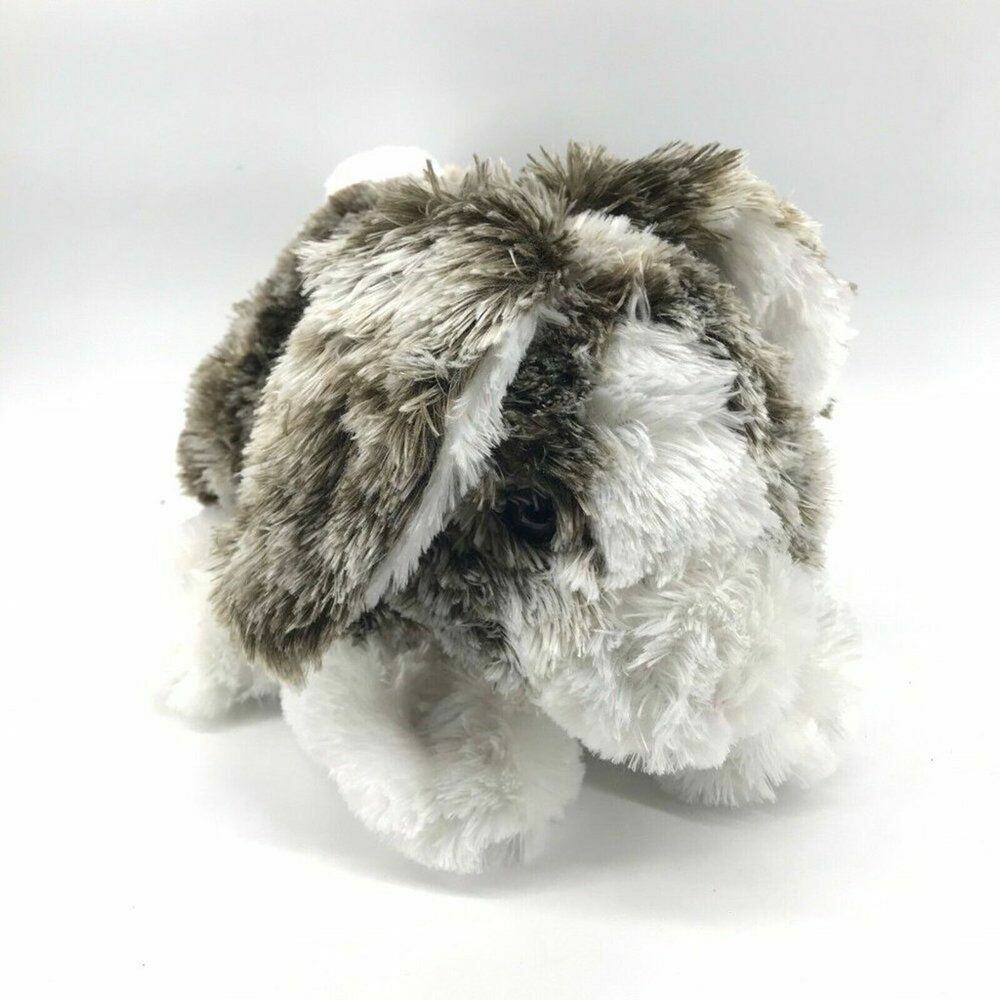 Dan Dee Collectors Choice Plush Brown White Bunny Rabbit 12" Stuffed Animal
